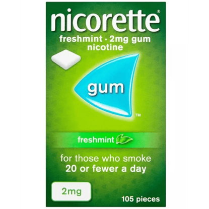 Picture of Nicorette Freshmint 2mg Gum 105 Pieces