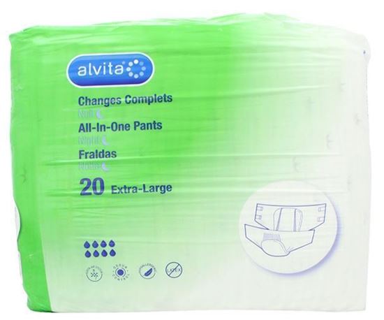 Picture of Alvita Incontinence Range All-In-One Pants Maxi Night Ex Large  20