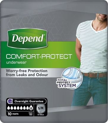 Picture of DEPEND PANTS SMALL MEDIUM MALE 10s