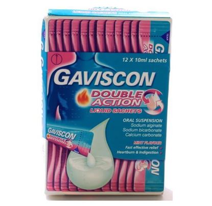 Picture of Gaviscon Double Action Liquid Sachets