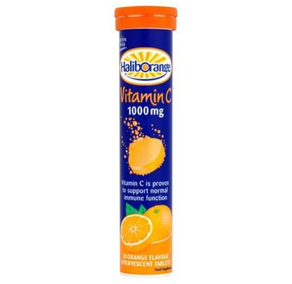 Picture of Haliborange Effervescent Vitamin C Orange 1000mg 20 Tablets