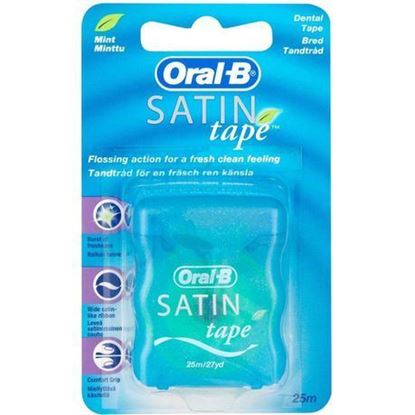 Picture of Oral B Satin Tape 25 Metres Mint