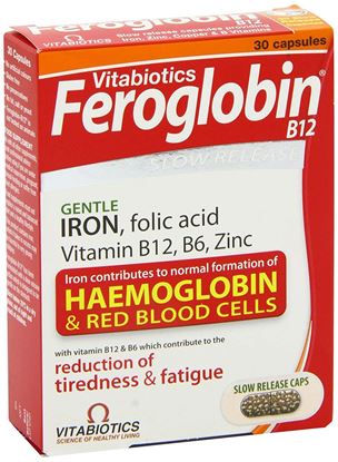 Picture of Vitabiotics Feroglobin Vitamin and Mineral 30 Capsules
