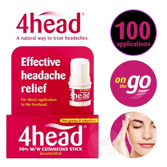 4head Headache & Migraine Relief Stick - 3.6g.Ultior