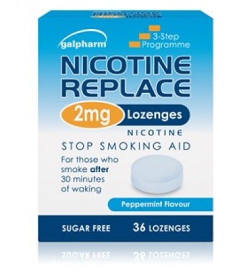 Picture of Galpharm Nicotine Replace 2mg Lozenges 36's