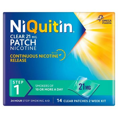 Picture of Niquitin CQ Patches 21mg Clear - 14 step 1