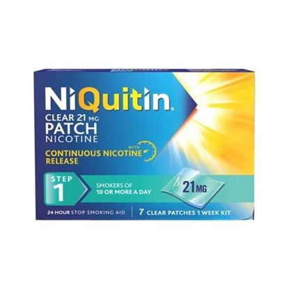 Picture of NiQuitin Clear 21mg Patch Nicotine Stop Smoking Aid