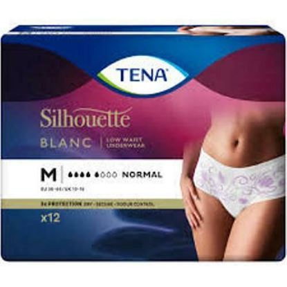 Picture of (Tena) Silhouette Normal Low Waist Blanc - Incontinence Underwear Consumer Pack: 12 pcs