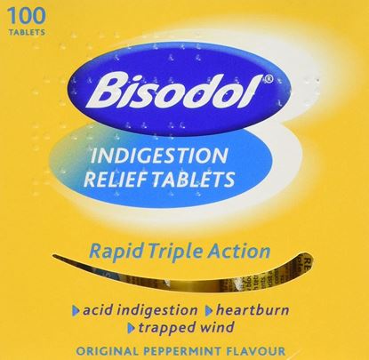Picture of Bisodol Indigestion Relief 100 Tablets