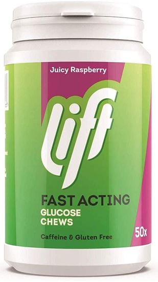 Picture of Gluco tabs Lift - 50 Glucose Tablets (Raspberry ) 200g