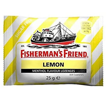 Picture of Fisherman's Friend Lozenges Lemon Sugar-Free with Sweeteners 25g