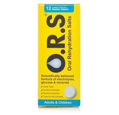 Picture of Oral Rehydration Salts Lemon Flavour- 12 Tablets