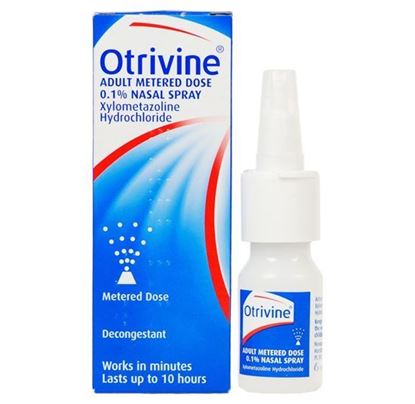 Picture of Otrivine 10ml Adult Metered Dose 0.1% Nasal Spray