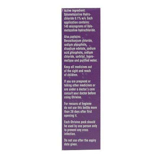 Otrivine Sinusitis 10 ml Nasal Spray.Ultior