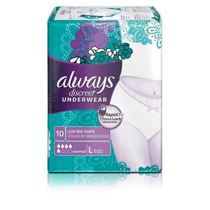 Picture of Always Discreet Large Incontinence Pants - Pack of 10